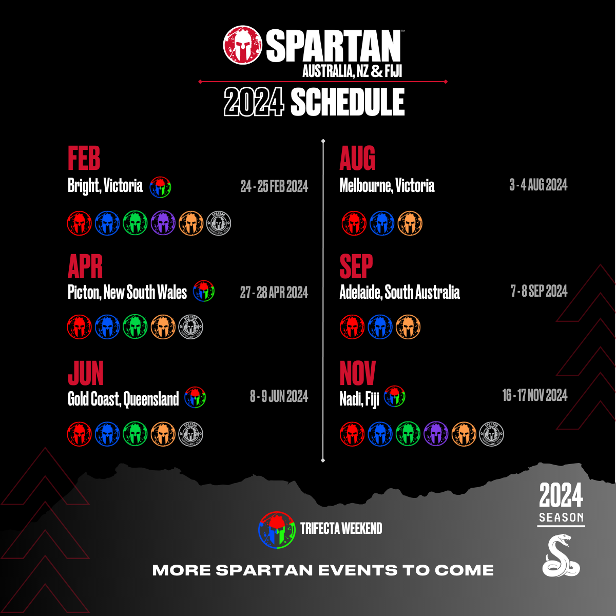 The 2024 Race Schedule is Here! Spartan Race